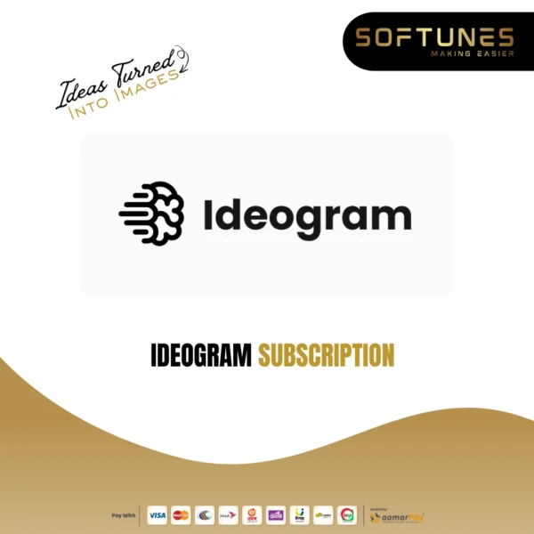 Ideogram AI subscription for Bangladesh users enabling fast AI image generation and creative design tools through Softunes