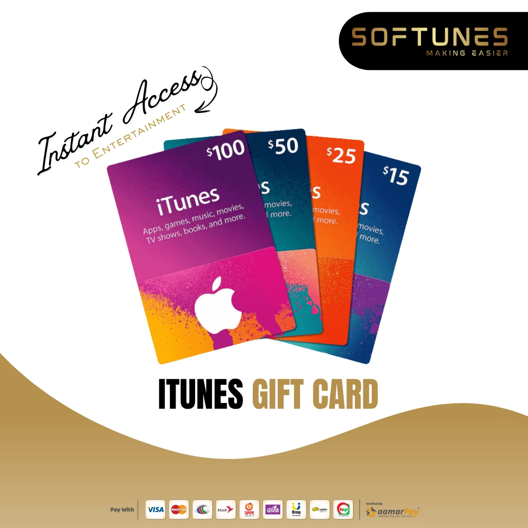 Buy iTunes Gift Card in Bangladesh – Digital Apple Redeem Code for App Store & Media Purchases