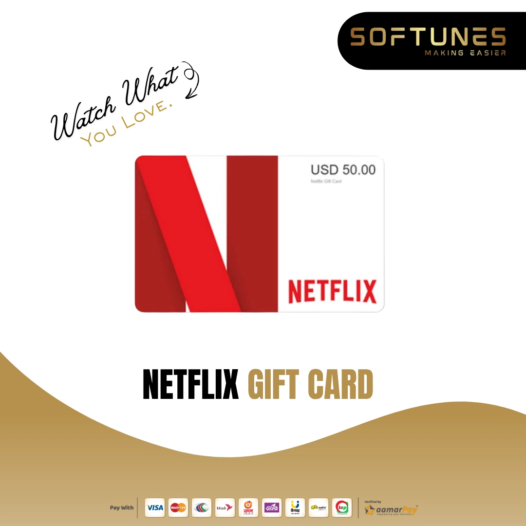Buy Netflix Gift Card USD/TL in Bangladesh Digital Redeem Code for Instant Netflix Top-Up