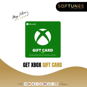 Xbox Gift Card for Bangladesh gamers to purchase games, add-ons, and digital content through Softunes