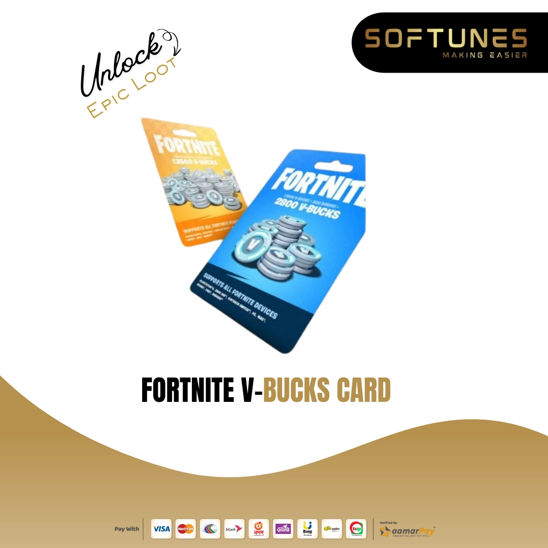 Buy Fortnite V-Bucks Gift Card in Bangladesh – Instant Digital Code for In-Game Purchases
